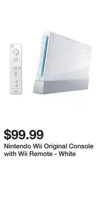 Game Stop Nintendo Wii Original Console with Wii Remote - White offer