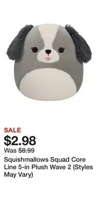 Game Stop Squishmallows Squad Core Line 5-in Plush Wave 2 (Styles May Vary) offer