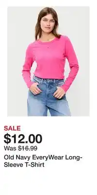 Old Navy Old Navy EveryWear Long-Sleeve T-Shirt offer