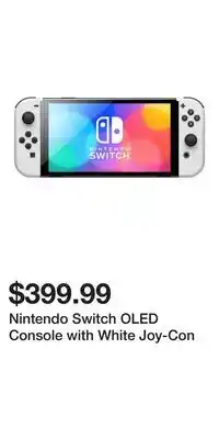 Game Stop Nintendo Switch OLED Console with White Joy-Con offer