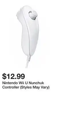 Game Stop Nintendo Wii U Nunchuk Controller (Styles May Vary) offer