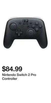 Game Stop Nintendo Switch 2 Pro Controller offer