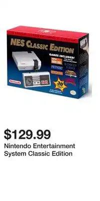 Game Stop Nintendo Entertainment System Classic Edition offer