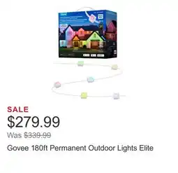 Costco Govee 180ft Permanent Outdoor Lights Elite offer