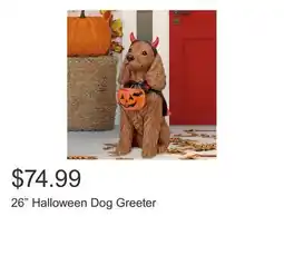 Costco 26 Halloween Dog Greeter offer