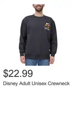 Costco Disney Adult Unisex Crewneck offer