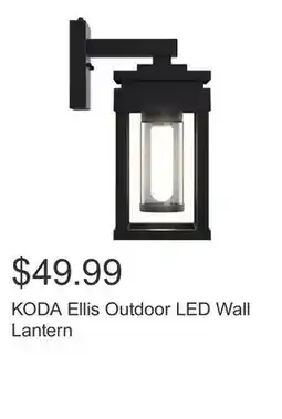 Costco KODA Ellis Outdoor LED Wall Lantern offer