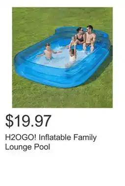 Costco H2OGO! Inflatable Family Lounge Pool offer