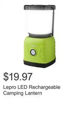 Costco Lepro LED Rechargeable Camping Lantern offer