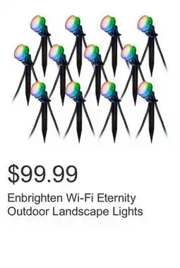 Costco Enbrighten Wi-Fi Eternity Outdoor Landscape Lights offer