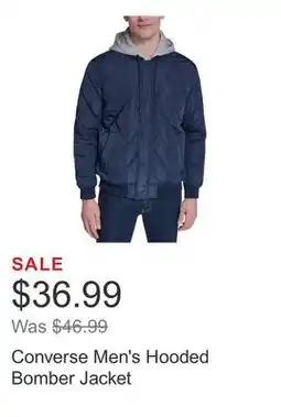 Costco Converse Men's Hooded Bomber Jacket offer