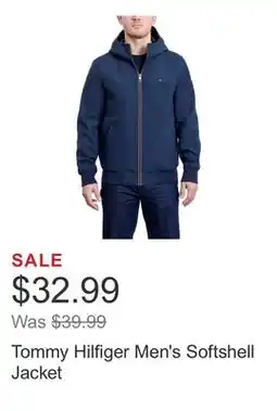 Costco Tommy Hilfiger Men's Softshell Jacket offer