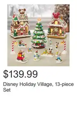 Costco Disney Holiday Village, 13-piece Set offer