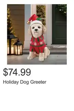 Costco Holiday Dog Greeter offer