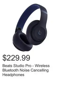 Costco Beats Studio Pro - Wireless Bluetooth Noise Cancelling Headphones offer