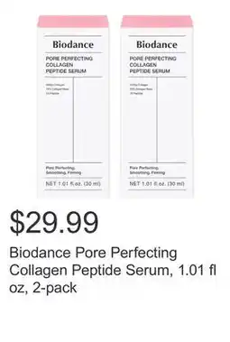 Costco Biodance Pore Perfecting Collagen Peptide Serum, 1.01 fl oz, 2-pack offer