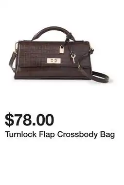 Belk Turnlock Flap Crossbody Bag offer