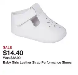 Belk Baby Girls Leather Strap Performance Shoes offer