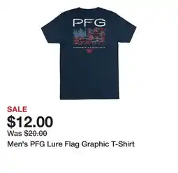 Belk Men's PFG Lure Flag Graphic T-Shirt offer