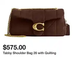Belk Tabby Shoulder Bag 26 with Quilting offer
