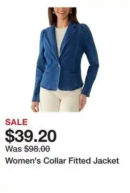 Belk Women's Collar Fitted Jacket offer
