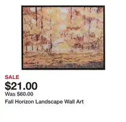 Belk Fall Horizon Landscape Wall Art offer