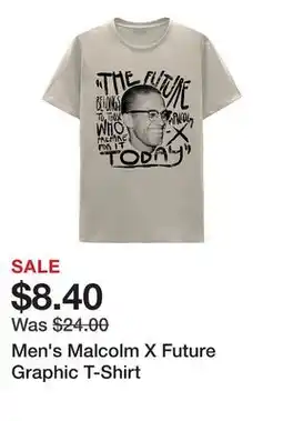 Belk Men's Malcolm X Future Graphic T-Shirt offer