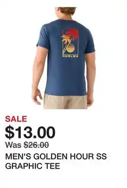 Belk MEN'S GOLDEN HOUR SS GRAPHIC TEE offer