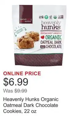 Costco Heavenly Hunks Organic Oatmeal Dark Chocolate Cookies, 22 oz offer