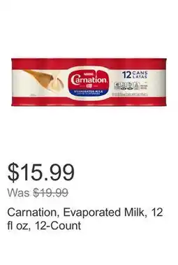 Costco Carnation, Evaporated Milk, 12 fl oz, 12-Count offer