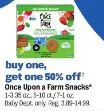 Once Upon a Farm Snacks