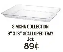 Seven Mile Market Simcha Collection Scalloped Tray offer