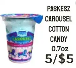 Seven Mile Market Paskesz carousel cotton candy offer
