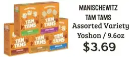 Seven Mile Market Manischewitz tam tams offer