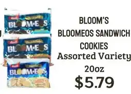 Seven Mile Market Bloom's bloomeos sandwich cookies offer