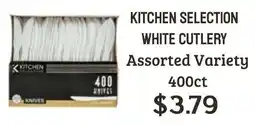 Seven Mile Market Kitchen selection white cutlery offer