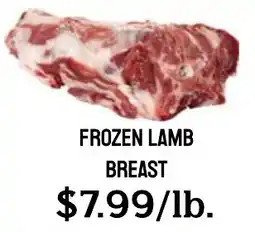 Seven Mile Market Frozen Lamb Breast offer