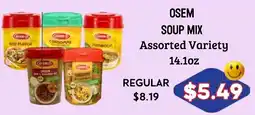 Seven Mile Market Osem soup mix assorted variety offer
