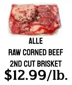 Seven Mile Market Alle raw corned beef offer