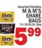 Ctown M&m's share bags offer