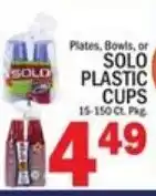 Ctown Solo plastic cups offer