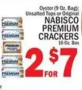 Ctown Nabisco premium crackers offer
