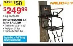 Dunham's Sports Muddy 22' Mitigator 1.5 Man Ladder offer