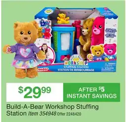 BJ’s Build-A-Bear Workshop Stuffing Station offer