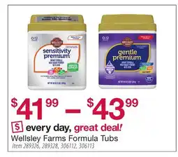 BJ’s Wellsley Farms Formula Tub offer