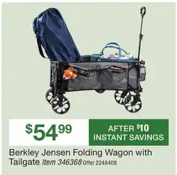 BJ’s Berkley Jensen Folding Wagon with Tailgate offer