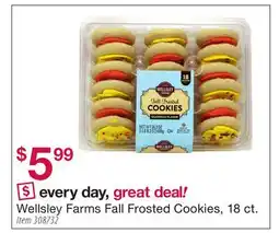 BJ’s Wellsley Farms Fall Frosted Cookies offer