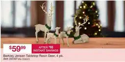 BJ’s Berkley Jensen Tabletop Resin Deer offer