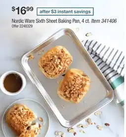 BJ’s Nordic Ware Sixth Sheet Baking Pan, 4 ct offer