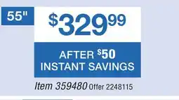 BJ’s Hisense 55 QD65 QLED 4K Roku TV offer